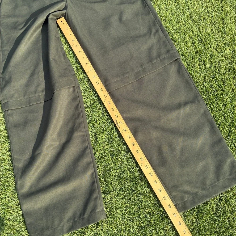 MNML Mens Black Layered Seam D-Ring Straight Leg Streetwear Pants Size S